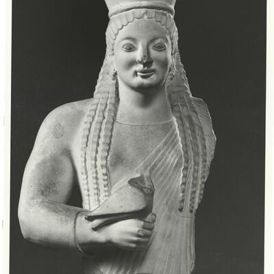 calco di scultura c. d. Kore di Lione 137 photo