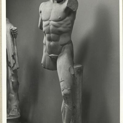 calco di scultura Gruppo dei Tirannicidi: ricostruzione di Aristogitone 152 photo