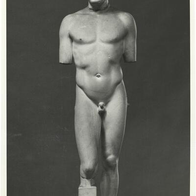 calco di scultura Efebo di Kritios 159 photo