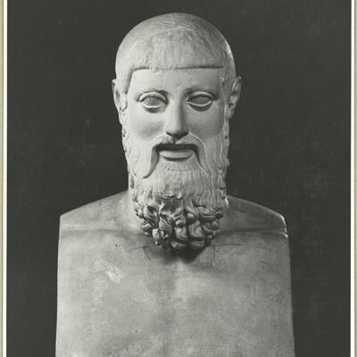 calco di scultura Gruppo dei Tirannicidi: erma del c.d. Ferecide 160 photo