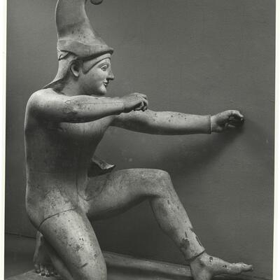 calco di scultura Sculture del frontone occidentale del tempio di Atena Aphaia ad Egina 162 photo