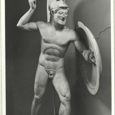 calco di scultura Sculture del frontone occidentale del tempio di Atena Aphaia ad Egina 164 photo