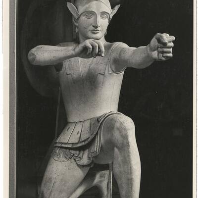 calco di scultura Sculture del frontone occidentale del tempio di Atena Aphaia ad Egina 171 photo