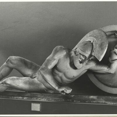 calco di scultura Sculture del frontone orientale del tempio di Aphaia ad Egina 179 photo