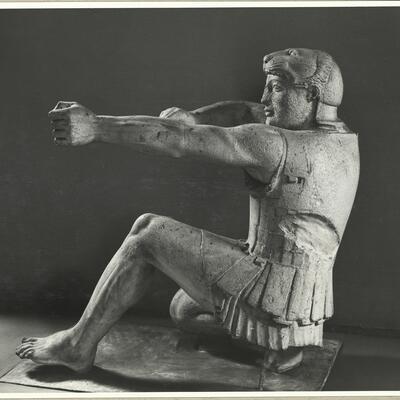 calco di scultura Sculture del frontone orientale del tempio di Aphaia ad Egina 183 photo