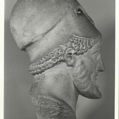 calco di scultura Testa di stratega 202 photo