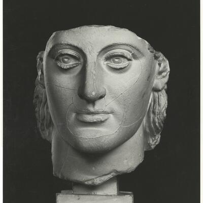 calco di scultura Testa di Atena 215 photo