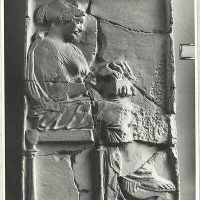 calco di scultura Stele funeria di Philis 224 photo