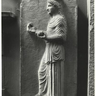 calco di scultura Stele funeraria di Amphotto 228 photo