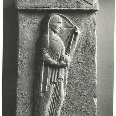 calco di scultura Stele di Polissena 232 photo