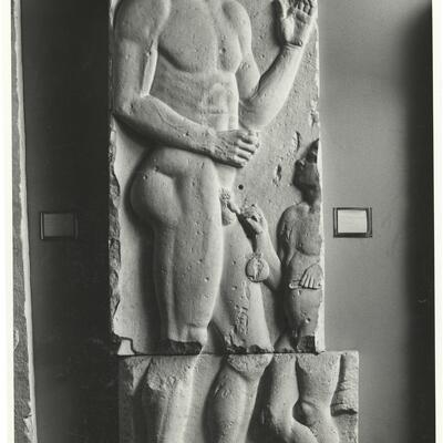 calco di scultura Stele funeraria 235 photo