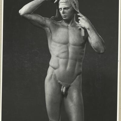 calco di scultura c.d. Atleta Amelung 269 photo