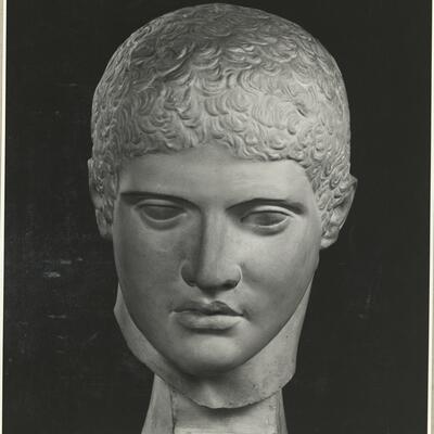 calco di scultura Testa del Discobolo Lancellotti 271 photo