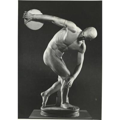 Calco di scultura Discobolo ricostruzione bronzata 278 photo