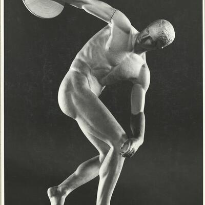 calco di scultura Discobolo: ricostruzione Furtwängler 279 photo