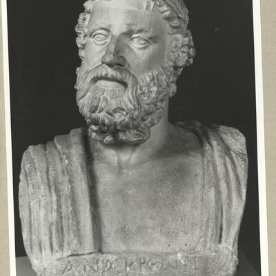 calco di scultura Erma di Anacreonte 281 photo