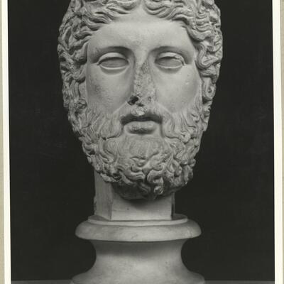calco di scultura Testa dello Zeus tipo Dresda 285 photo