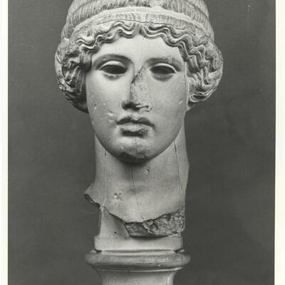 calco di scultura Testa di efebo tipo Via dell'Abbondanza 288 photo
