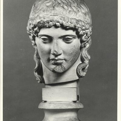 calco di scultura Testa Apollo del Tevere 296 photo