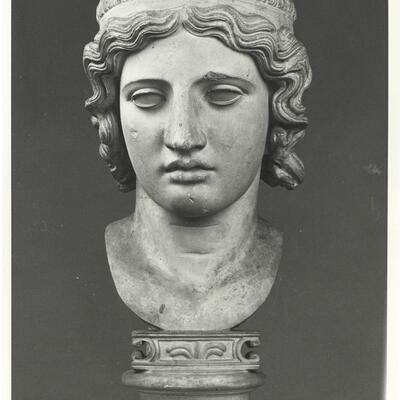 calco di scultura Testa di Era 315 photo