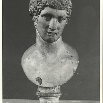 calco di scultura Testa di Pan 317 photo