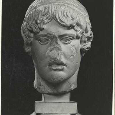 calco di scultura Erma di Ammone 336 photo