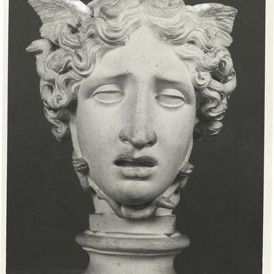 calco di scultura Medusa, scultura di Canova da modello classico 340 photo