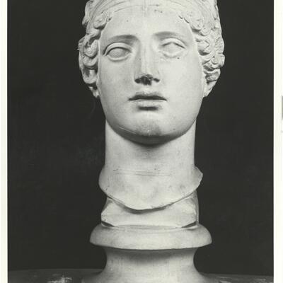 calco di scultura Testa del tipo della c.d. Saffo 349 photo