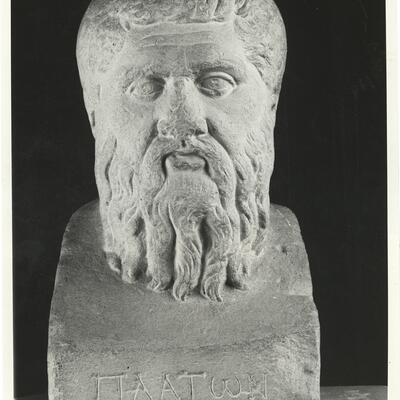 calco di scultura Ritratto di Platone 353 photo