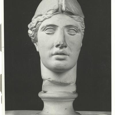 calco di scultura Testa di Atena 366 photo