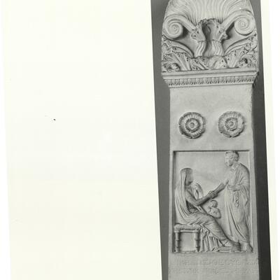 calco di scultura Stele funeraria con Anthemion 375 photo