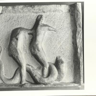 calco di scultura Metopa del lato Est dell'Ephaisteion: Eracle e l'Idra di Lerna 406 photo