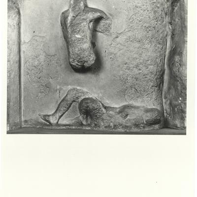 calco di scultura Metopa del lato Est dell'Ephaisteion: Eracle e Gerione 410 photo