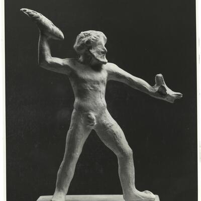 calco di scultura Statuetta di Zeus 423 photo