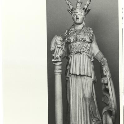 calco di scultura Statuetta di Athena Parthenos cd. "del Varvakeion" 536 photo