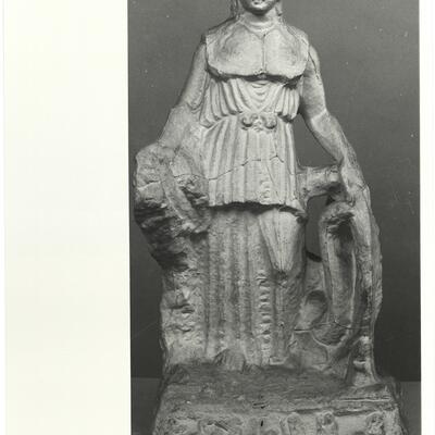 calco di scultura Statuetta di Atena Parthenos, cd. Atena Lenormant 537 photo