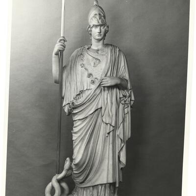 calco di scultura Statua di Atena Giustiniani 626 photo