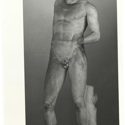 calco di scultura Statua di atleta, c.d. Versatore d’olio (tipo Monaco) 661 photo