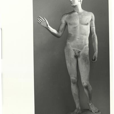 calco di scultura Statua del c.d. Giovane di Magdalensberg 670 photo