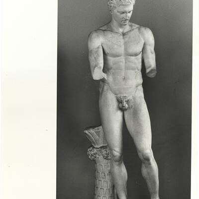 calco di scultura Statua di atleta 671 photo