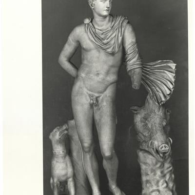 calco di scultura Statua di Meleagro 698 photo