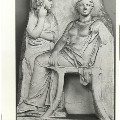 calco di scultura Stele funeraria dal Pireo 700 photo