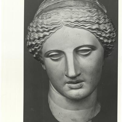 calco di scultura Testa femminile (tipo Aspremont-Lynden/Arles) 719 photo