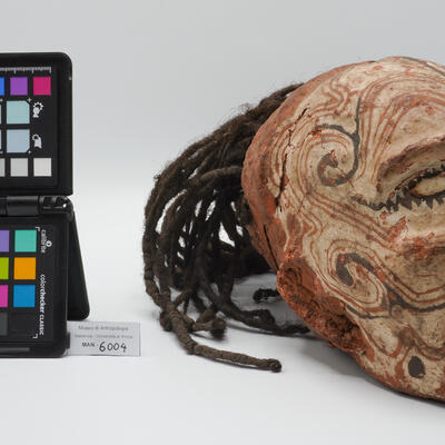 Testa modellata della rappresentazione di volto umano 6004 photo