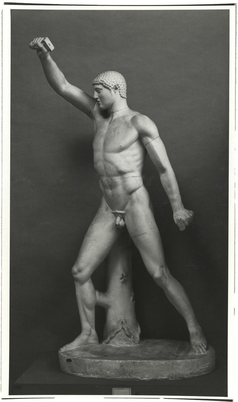 calco di scultura Gruppo dei Tirannicidi: statua di Armodio 158 photo