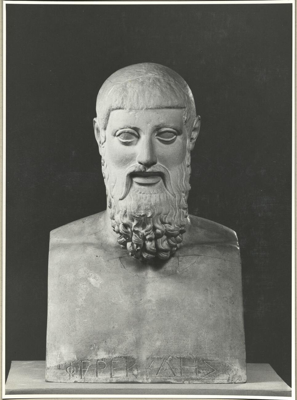 calco di scultura Gruppo dei Tirannicidi: erma del c.d. Ferecide 160 photo