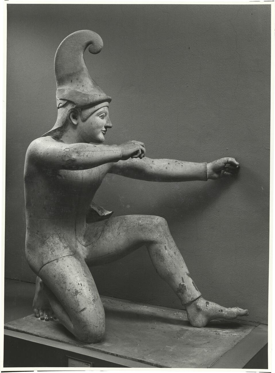 calco di scultura Sculture del frontone occidentale del tempio di Atena Aphaia ad Egina 162 photo