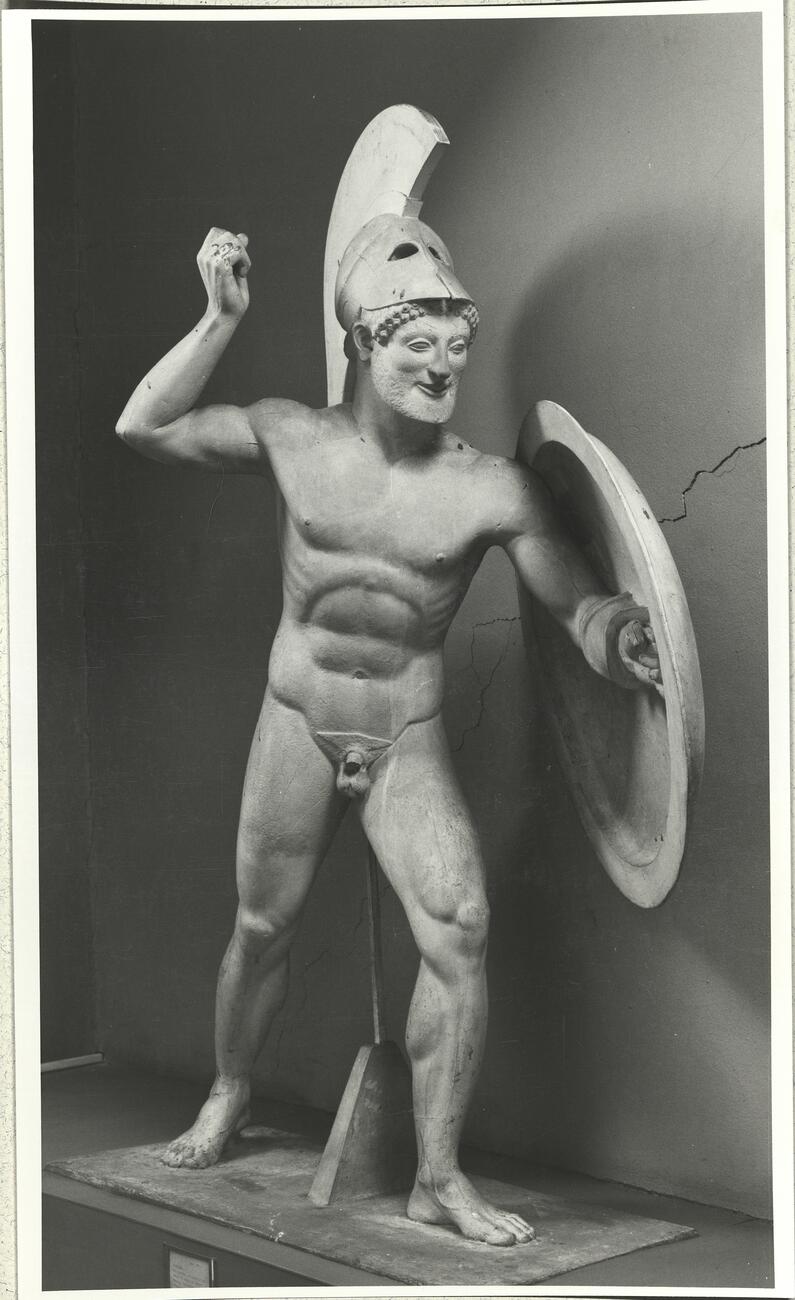 calco di scultura Sculture del frontone occidentale del tempio di Atena Aphaia ad Egina 164 photo