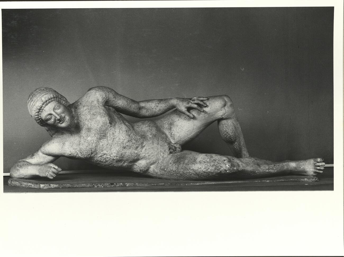 calco di scultura Sculture del frontone occidentale del tempio di Atena Aphaia ad Egina 165 photo