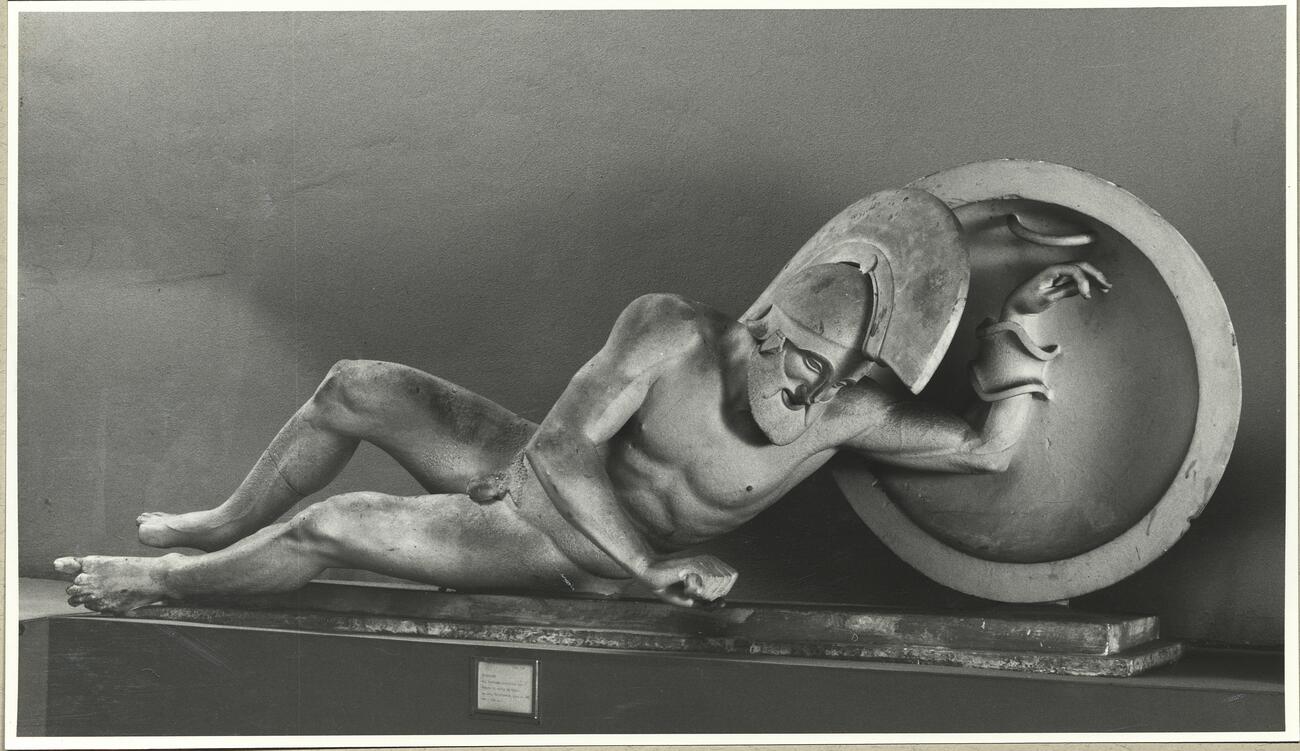 calco di scultura Sculture del frontone orientale del tempio di Aphaia ad Egina 179 photo